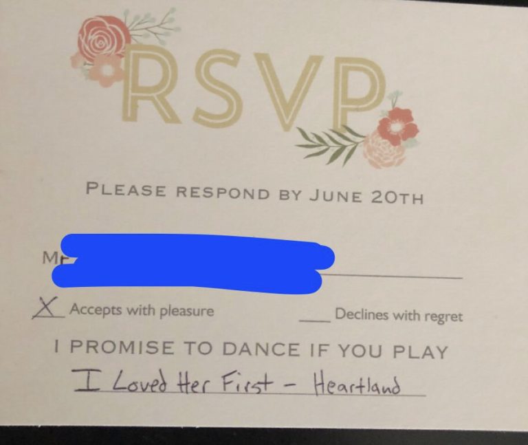 funny wedding rsvp