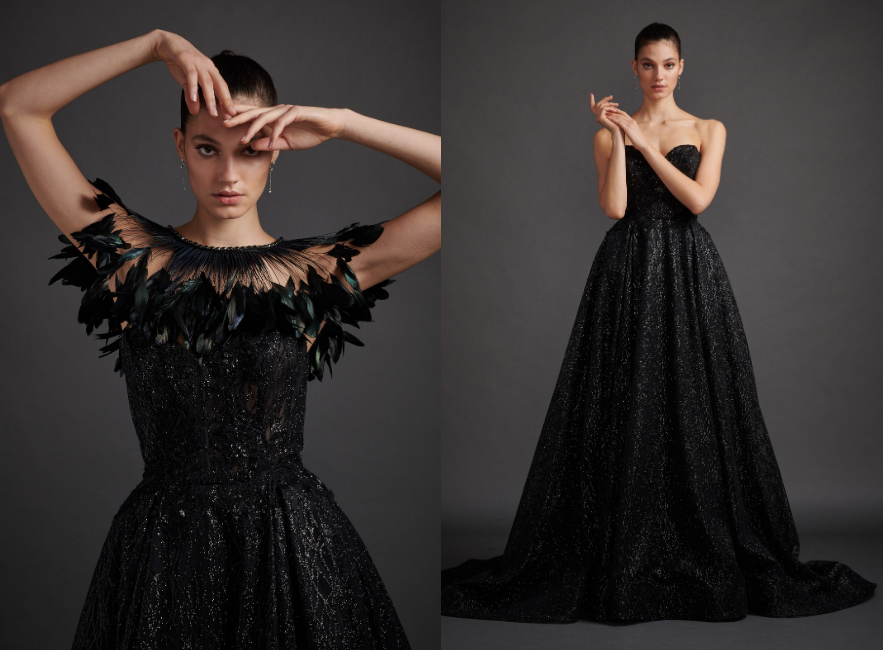 Black wedding dress