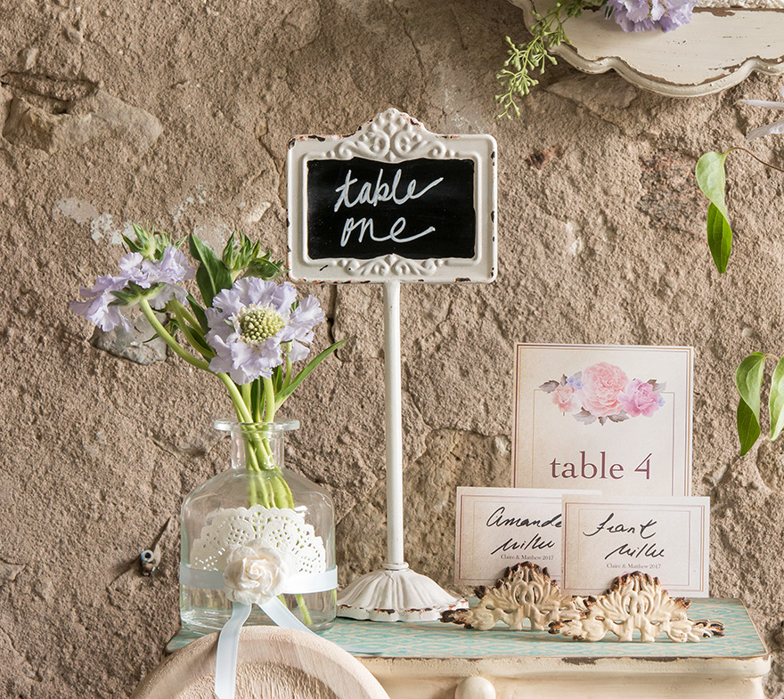 Blackboard Wedding Sign Ideas - Vintage Wedding Ideas - Antique Tall Blackboard | Confetti.co.uk