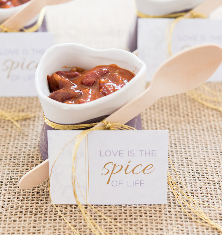 Geo Marble Flat Place Card - Love is the Spice of Life - Lavender Wedding Place Cards | Confetti.co.uk