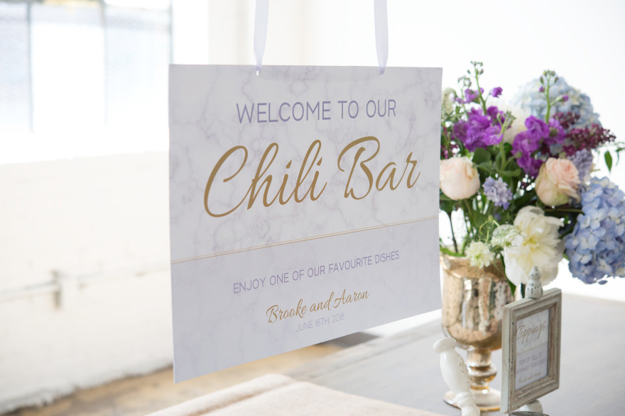 Geo Marble Welcome Poster - Purple and Gold Modern Wedding Ideas - Best Wedding Sign Ideas - Wedding Bar Sign | Confetti.co.uk