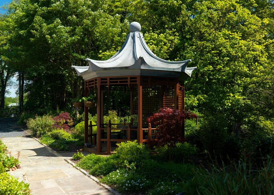 Delamere Manor Intimate Wedding Charming Pergola | Confetti.co.uk