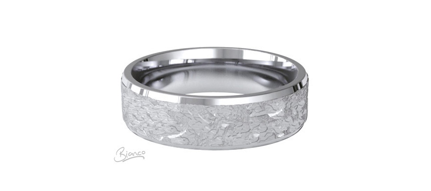 Palladium Wedding Rings For Men - Style 69 Palladium Wedding Band by Luv Olivia Jewellery | Confetti.co.uk