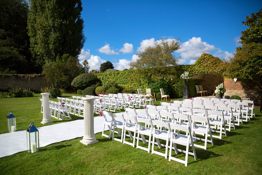 The Walled Garden at Notley Abbey - Outdoor Summer Wedding Ceremony Ideas | Confetti.co.uk