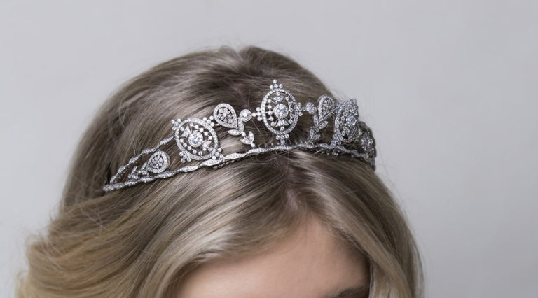 Victoria Tiara by Stephanie Browne Australia - Victorian Era Inspired Quartz Tiara | Confetti.co.uk