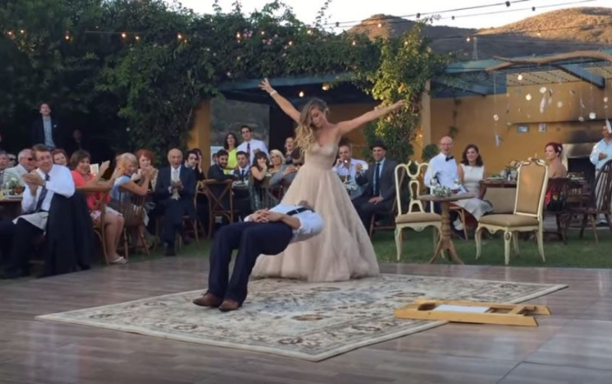 magic themed first dance wedding video