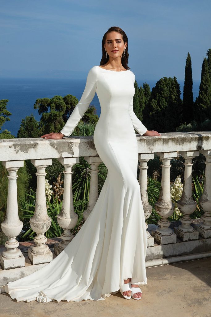 fishtail wedding dress