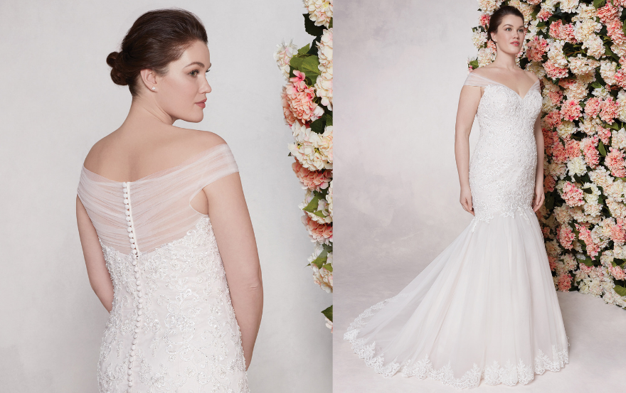 plus size 44148 wedding dress by Sincerity