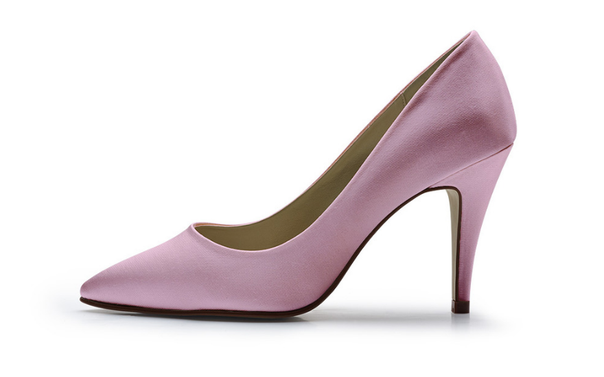 pink court shoes for weddings