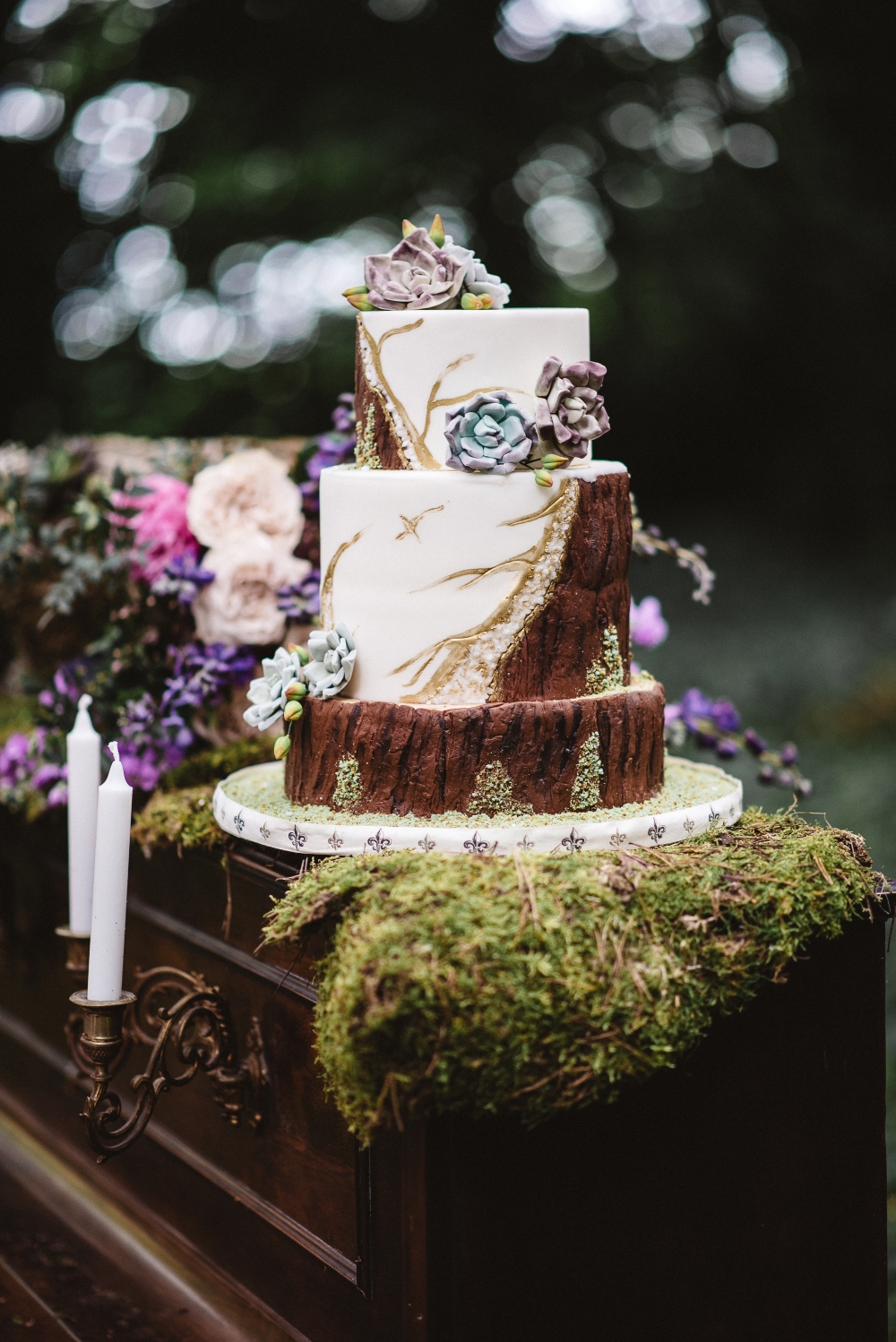 woodland-wedding-cake