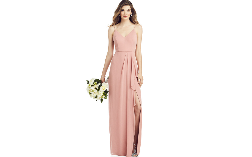 ruffled-bridesmaid-dress