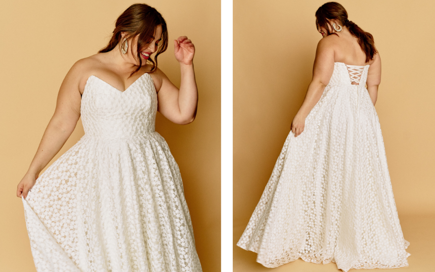 strapless-plus-size-wedding-dress