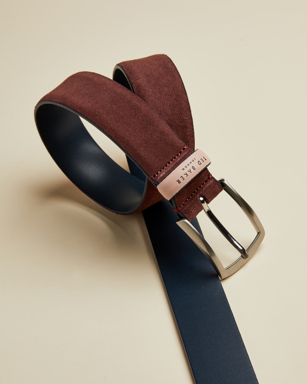 Suede belt for best man