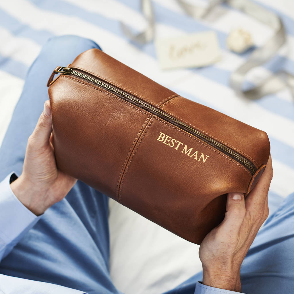 Best man wash bag