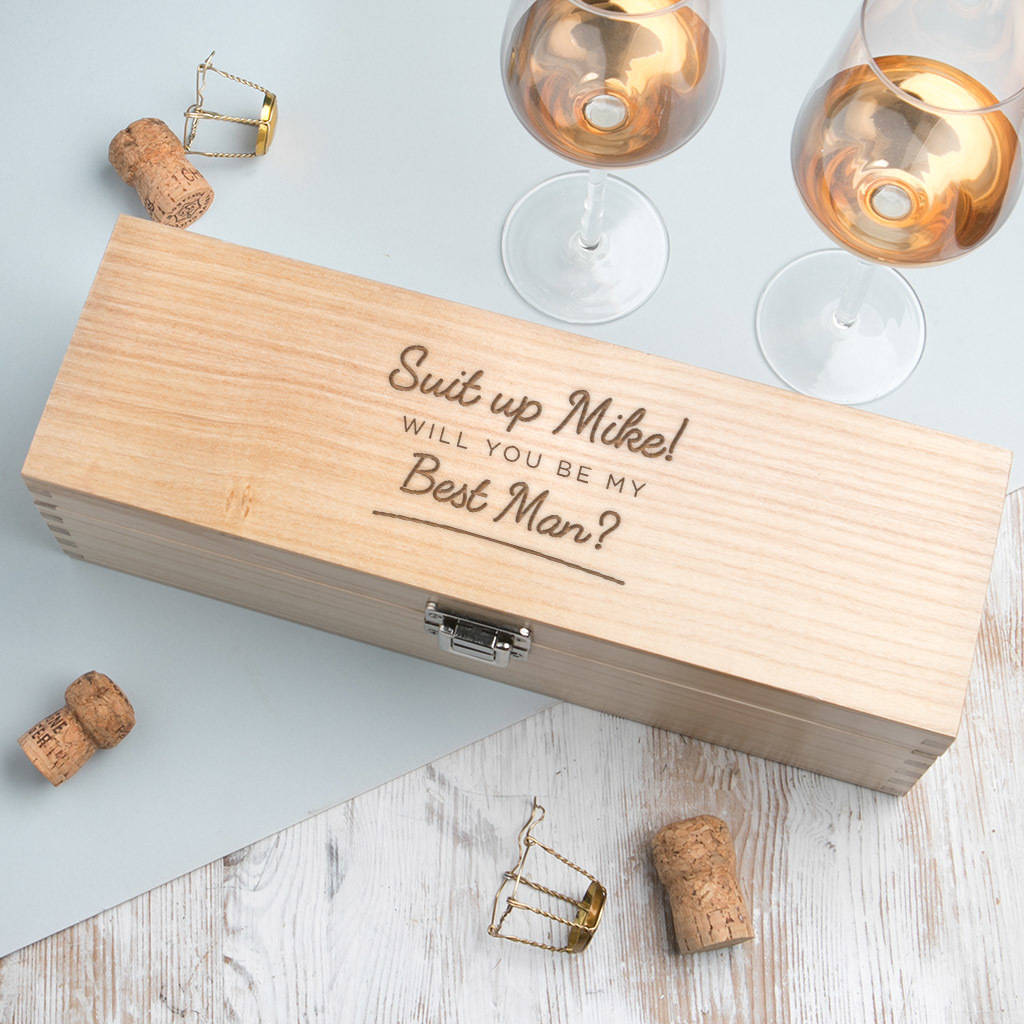 Personalised best man gift