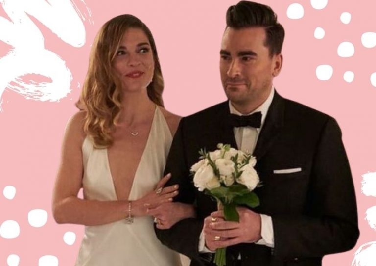 Alexis Rose Schitt's Creek bridesmaid dress