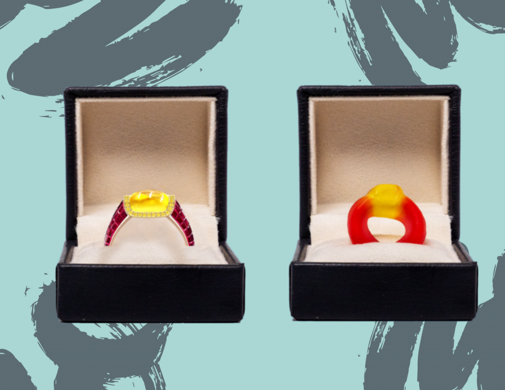 Haribo proposal ring