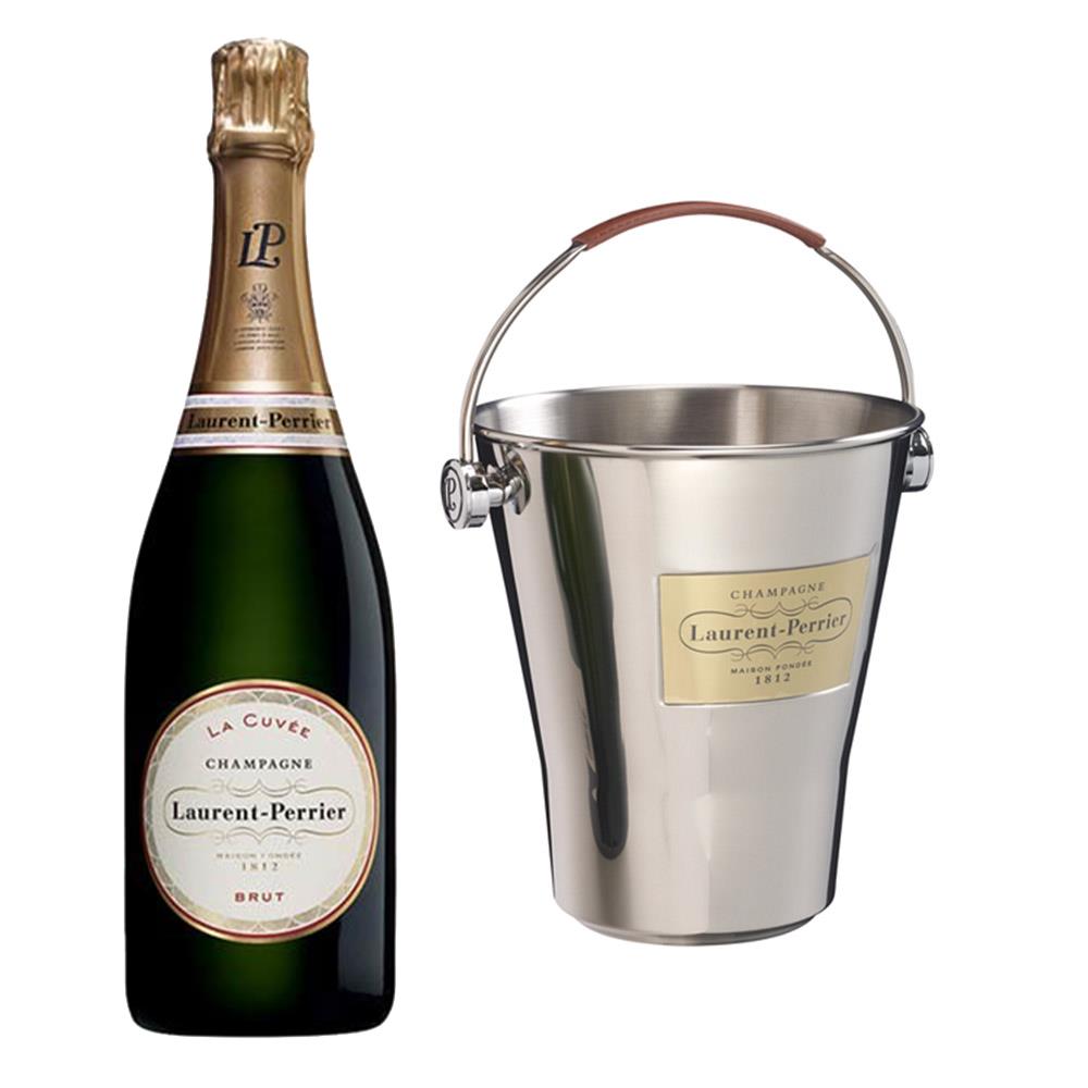 laurent-perrier-brut-champagne-ice-bucket-best-wedding-gifts